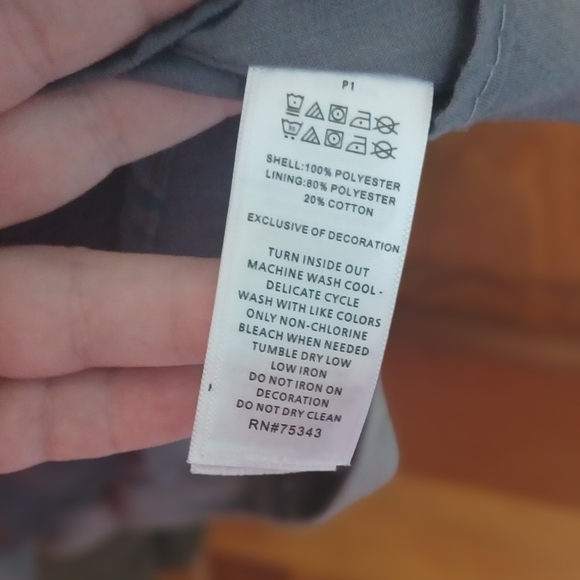 Max Studio Gray Velvet Baby Top / Dress with Polka Dots & Bow size 24M - Picture 6 of 8